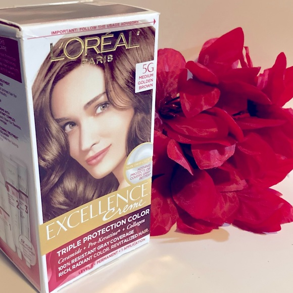 L’Oréal Excellence Cream Medium Golden Brown - Picture 1 of 4